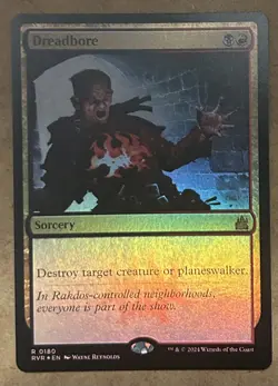 Foil* Dreadbore - Ravnica Remastered - NM MTG - Image 1