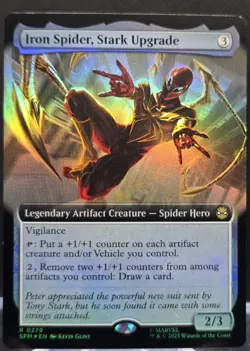 Iron Spider, Stark Upgrade #279 Spider-Man Extended Art Foil Rare - Image 1
