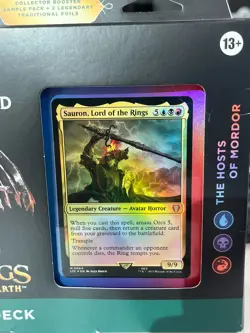 Lord of the Rings Tales of Middle Earth Commander Deck The Hosts of Mordor New - Image 2