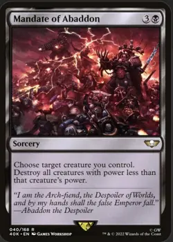 Mandate of Abaddon Universes Beyond: Warhammer 40000 Regular - Image 1