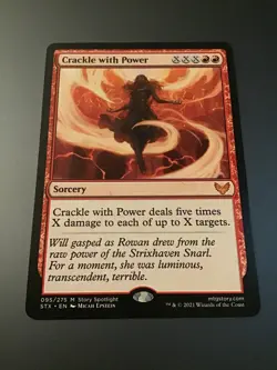 MTG Strixhaven #095 Crackle With Power - Image 1