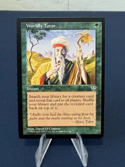 MTG - Magic The Gathering - Worldly Tutor - Mirage - NP/LN! - Image 1