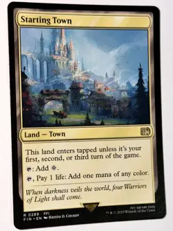 MTG - Starting Town R - 0289 Non Foil Magic the Gathering Final Fantasy - Image 1