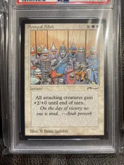 Army of Allah Dark Arabian Nights PSA 7 NM Graded MTG - Image 2