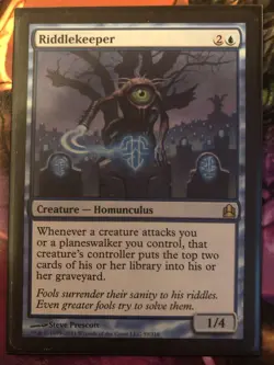 Riddlekeeper Commander 2011 NM MTG - Image 1