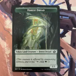 2x Forest Dryad Token - The Brothers' War - Magic the Gathering MTH - Image 2