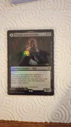 MTG Foil 'Tergrid, GOF of Fright/Lantern' Card Near Mint Condition Pre Release - Image 1