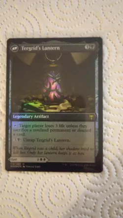 MTG Foil 'Tergrid, GOF of Fright/Lantern' Card Near Mint Condition Pre Release - Image 3