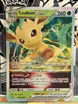 Leafeon VSTAR - SWSH195 Promo Holo SWSH: Sword & Shield Promo Cards NM Pokemon - Image 1