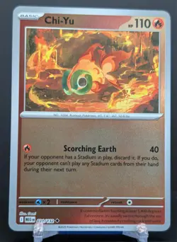 Pokemon Chi-Yu 031/132 Reverse Holo Mega Evolution English - Image 1