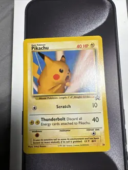 Black Star Promo #26 Pikachu Pokemon League 2001 Pokemon - Image 1