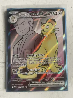 Pokemon TCG - Team Rocket’s Persian EX 219/182 - Destined Rivals - NM - Image 1