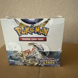 Pokemon TCG "Brilliant Stars" Strahlende Sterne Booster Box SEALED Rare - Image 1