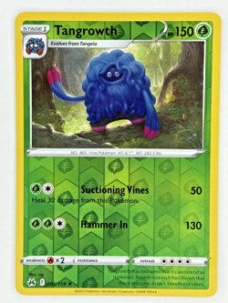 Tangrowth 005/159 - Pokemon SWSH Crown Zenith - Rare Reverse Holo NM - Image 1
