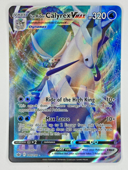 Ice Rider Calyrex VMAX 046/198 - Pokemon Chilling Reign - Illustration Rare NM - Image 1