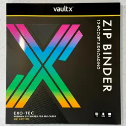 Vault X 12-Pocket Exo-Tec Zip Binder ME1 First Edition Mega Evolutions - In-Hand - Image 1