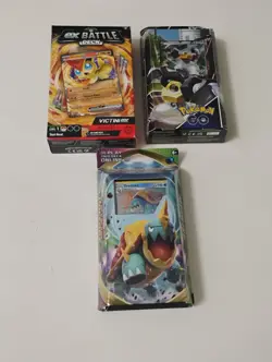 Pokemon Sealed Drednaw/Melmetal V/Victini Ex Battle/Theme Decks - Image 1