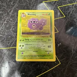 Pokemon WOTC Weezing 45/62 Fossil Set UNLIMITED Uncommon D24 - Image 1