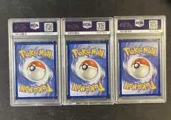 PSA 10 Bulbasaur Squirtle Charmander 151 Poster Collection Promo Set S&V POKEMON - Image 2