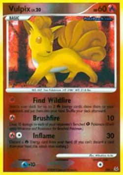 Vulpix - SH6/12 - Rare Holo DMG, English Pokemon Platinum - Image 1