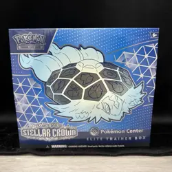 NEW Pokemon TCG: Stellar Crown Pokemon Center Exclusive Elite Trainer Box ETB - Image 1