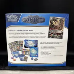 NEW Pokemon TCG: Stellar Crown Pokemon Center Exclusive Elite Trainer Box ETB - Image 2