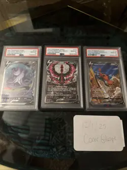 Pokemon TCG Galarian Articuno Zapdos Moltres Set PSA 10 Chilling Reign - Image 1