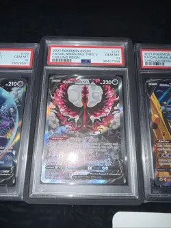 Pokemon TCG Galarian Articuno Zapdos Moltres Set PSA 10 Chilling Reign - Image 3