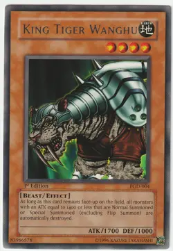 YuGiOh! - King Tiger Wanghu - 1st Edition Rare PGD-004 - NM - Image 1