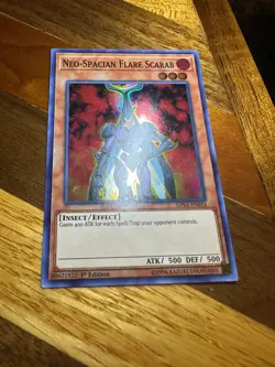 Neo-Spacian Flare Scarab SHVA-EN033 1st Edition Super Rare LP + BONUS - Image 1