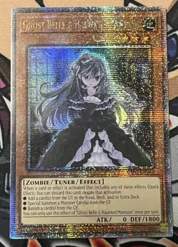 Yugioh Ghost Belle & Haunted Mansion RA01-EN011 Quarter Century Rare NM 1st - Image 1