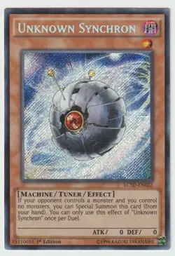YuGiOh! Unknown Synchron LC5D-EN022 NM 1st Ed. Secret Rare - SHIPS TOP LOADED!!! - Image 1