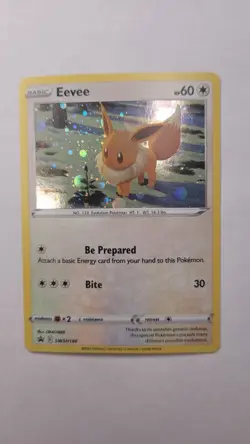 Pokemon TCG: Eevee SWSH190 SWSH: Sword & Shield Promo Cards Cosmos Holo NM - Image 1