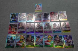 One Piece Card Lot Of 22 Secret Rare SR Sanji Carrot Franky Mihawk Shanks - Image 1
