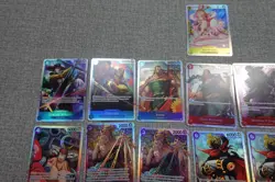 One Piece Card Lot Of 22 Secret Rare SR Sanji Carrot Franky Mihawk Shanks - Image 2