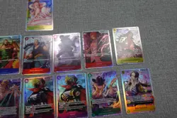 One Piece Card Lot Of 22 Secret Rare SR Sanji Carrot Franky Mihawk Shanks - Image 3
