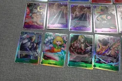 One Piece Card Lot Of 22 Secret Rare SR Sanji Carrot Franky Mihawk Shanks - Image 5