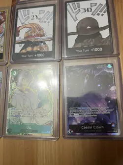 One Piece TCG Alt Art And Holo 7 Card Lot English GOLD Don & Alt Art Leader Mix - Image 4
