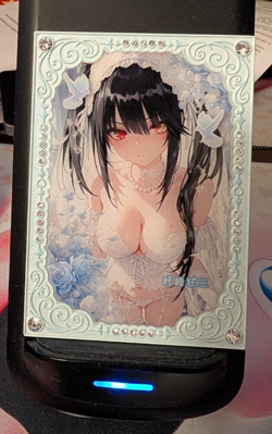 Tokisaki 14/88 Diamond Metal Dream of Desire Goddess Story Anime Waifu Card - Image 1