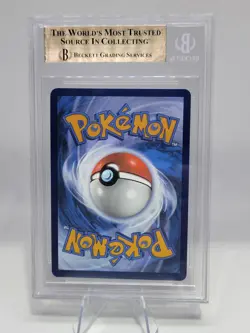 Team Rocket's Wobbuffet #203 ETB Promo Destined Rivals Pokemon Card BGS GM 9.5 - Image 2