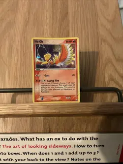 Pokemon Card Ho-Oh 27/115 Ex Unseen Forces Rare Holo - Image 1