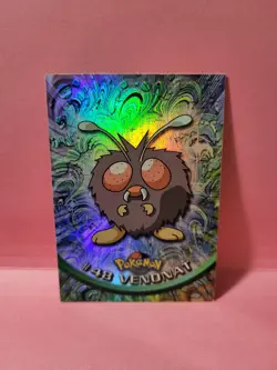 Topps Pokemon #48 Venonat HOLO/FOIL CARD - TV Animation Edition, 1999 - Image 1