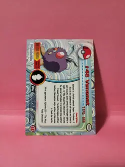 Topps Pokemon #48 Venonat HOLO/FOIL CARD - TV Animation Edition, 1999 - Image 2