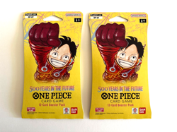 Sleeved 500 Years in the Future English One Piece Card Game Booster (2 PACKS) - Image 1