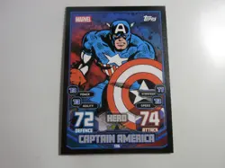 Topps Hero Attax Marvel Card Captain America - Image 1