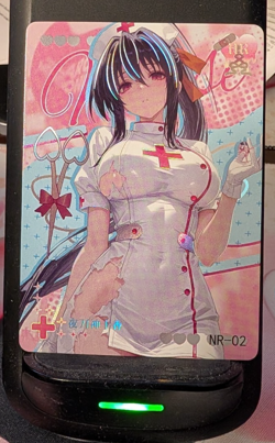 Cute Nurse NR-02 Dream of Desire Goddess Story Anime Waifu Card - Image 1
