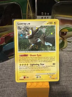 LUXRAY 7/130 Diamond And Pearl Holo 2007 Pokemon Card Swirl 🌀🌀🌀 - Image 1
