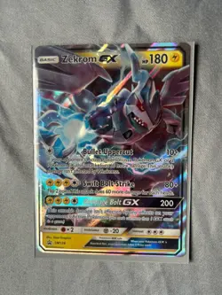Zekrom GX SM138 Sm Holo rare Pokemon card 2018 never used - Image 1