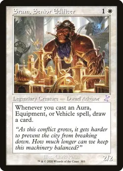 Sram, Senior Edificer Retro Frame Time Spiral Remastered NM MTG - Image 1