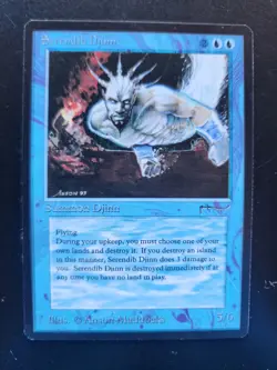Serendib Djinn Magic: The Gathering MTG x1 Arabian Nights Lightly Played English - Image 1